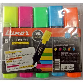 Luxor Highlighter Pen Multi Colour